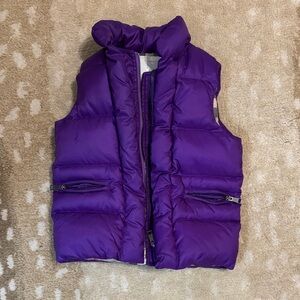 Burberry Purple Kids Puffer Vest